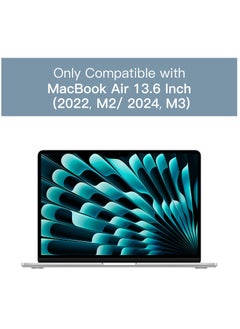 Generic 2-Pack Screen Protector For MacBook Air 13.6 Inch (2024/2022 M3 A3113 M2 A2681) Anti-Glare PET Film Anti-Fingerprint  - Image 4