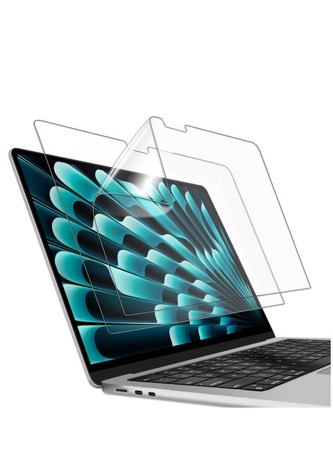 2-Pack Screen Protector For MacBook Air 13.6 Inch (2024/2022 M3 A3113 M2 A2681) Anti-Glare PET Film Anti-Fingerprint