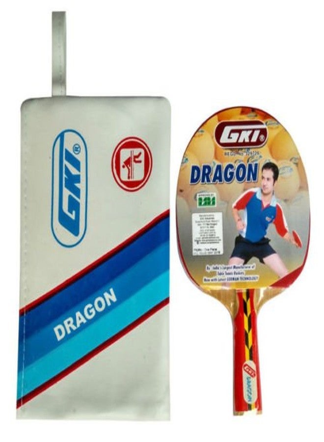 GKI Belbot Wood Table Tennis Racquet, Multicolor - Image 4