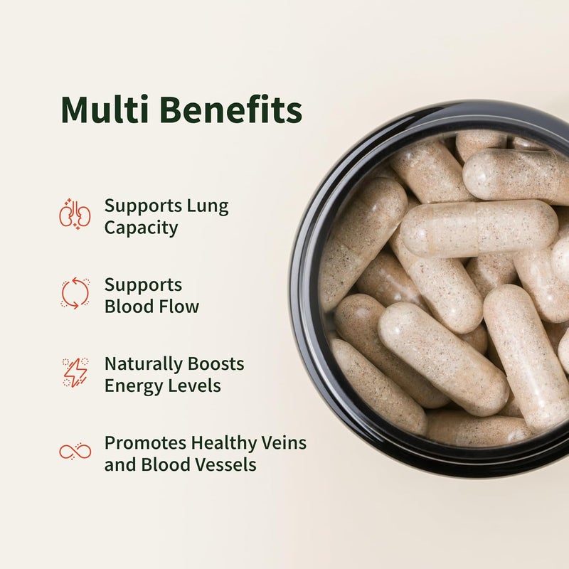 Snap Supplements Nitric Oxide Booster Supplement with L Arginine and L Citrulline Essential Amino Acids and Ginseng Root Energy Heart Health Muscle Growth  Circulation Support 90 Capsules - Image 4