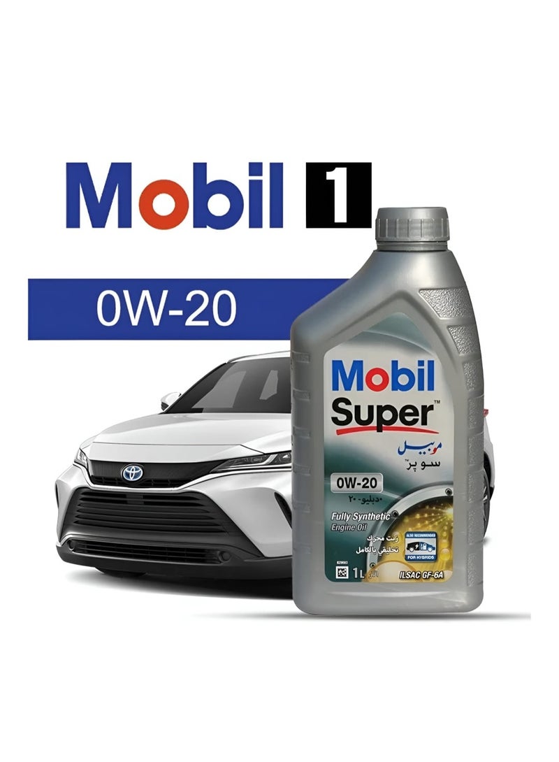 موبيل زيت موبيل سوبر  0W-20  تخليقي بالكامل | حماية متطورة للمحرك وأداء فائق 6لتر - Image 2