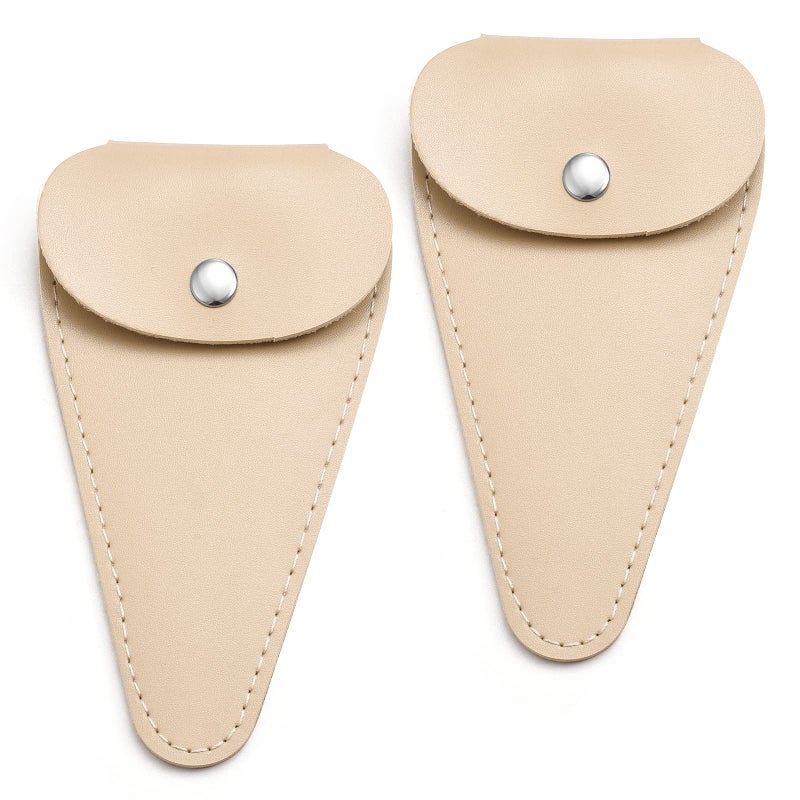HITOPTY 5 inches Embroidery Scissors Sheath Small Sharp Pointed Vintage Scissors Protective Case for Storing Regular Shears 2 Pack