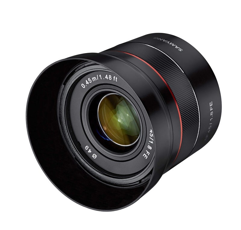 Samyang 45mm F1.8 Auto‑Focus Compact Lens for Sony E‑Mount – Bright F1.8 Aperture, 9‑Blade Diaphragm, Ultra Multi‑Coated Optics, 49mm Filter Thread, Metal Barrel, Lightweight - Image 2
