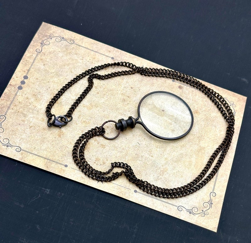 geekgifts Pocket Monocle, Magnifying Monocle, Pocket Magnifying Glass - Steampunk Retro Gift & Keepsake - Pocket Monocle Costume - Pocket Magnifiers Handmade - Image 3