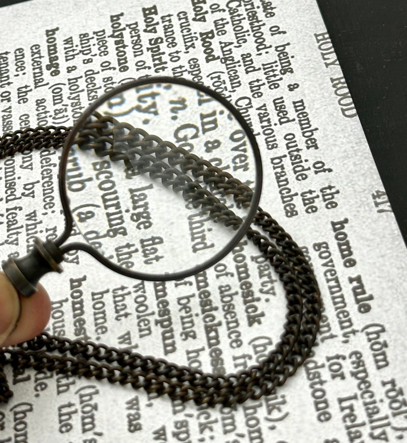 geekgifts Pocket Monocle, Magnifying Monocle, Pocket Magnifying Glass - Steampunk Retro Gift & Keepsake - Pocket Monocle Costume - Pocket Magnifiers Handmade - Image 4