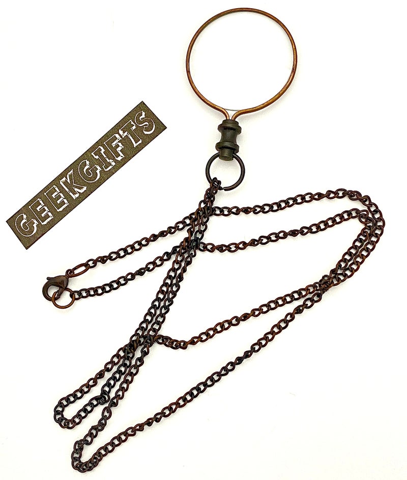 geekgifts Pocket Monocle, Magnifying Monocle, Pocket Magnifying Glass - Steampunk Retro Gift & Keepsake - Pocket Monocle Costume - Pocket Magnifiers Handmade - Image 5