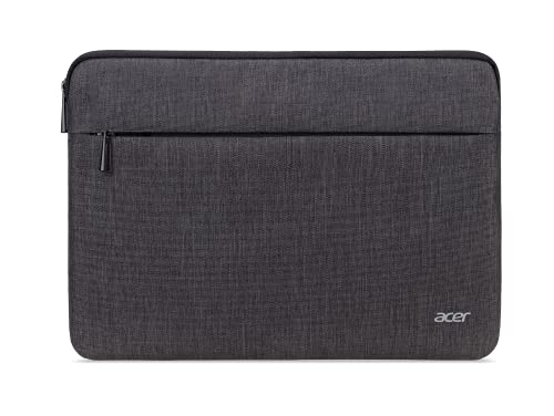 Acer Protective Laptop Sleeve | Up to 15.6" Notebook | Easy Access Outside Zipper Pocket for Adapters, Mouse or Dongle | Gray - Image 5