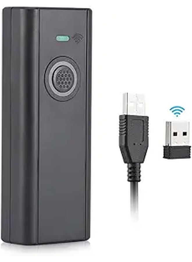 Mini 1D 2D Barcode Scanner Wireless Bluetooth USB Wired Compact Inventory Management - Image 1