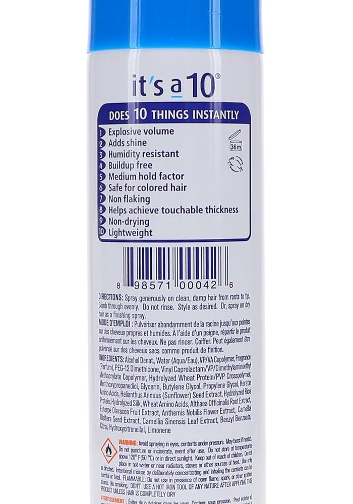 It's a 10 Miracle Blow Dry Volumizer - 6 Ounce Hair Styling Spray - Image 5
