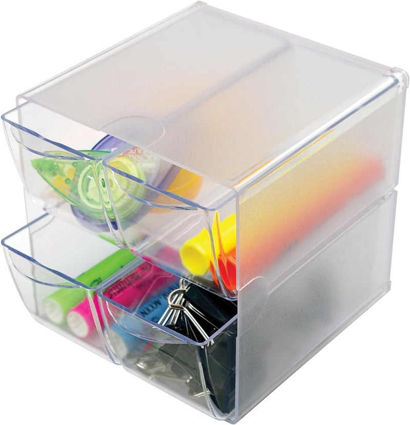 Deflecto Stackable Cube Organizer 6 x 6 x 75 - Image 1