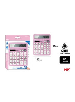 MP DUAL POWERED DESKTOP CALCULATOR 12,DIGITS 