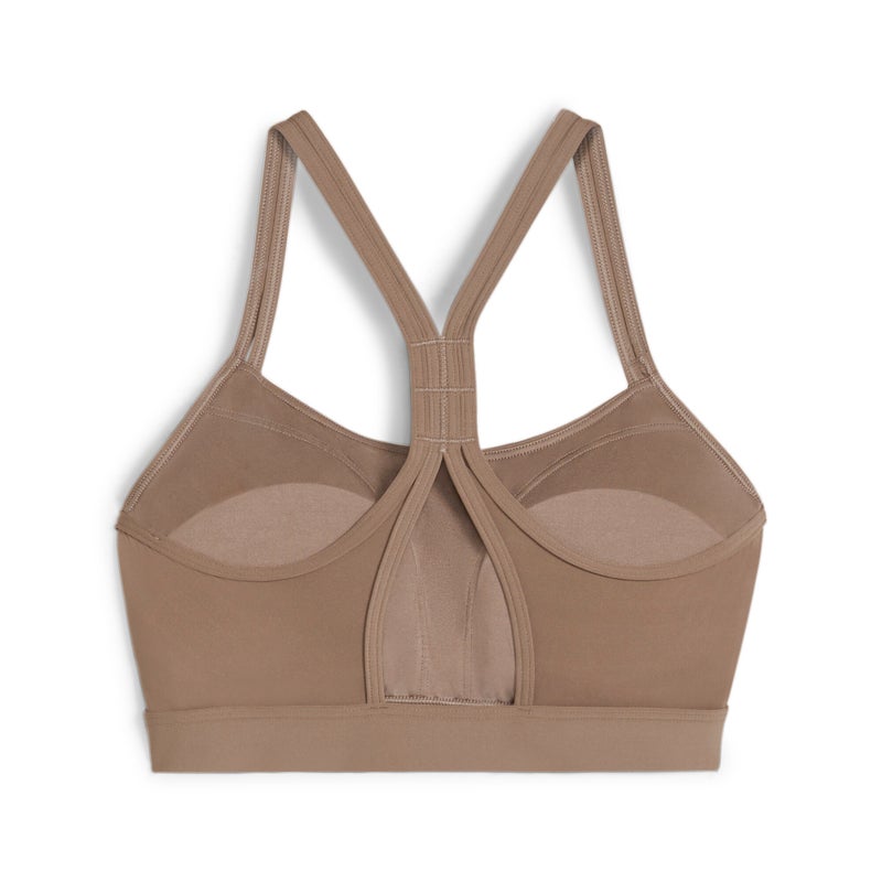 PUMA 4KEEPS STUDIO ULTRABARE Womens Brown Strappy Training Bra - Image 5