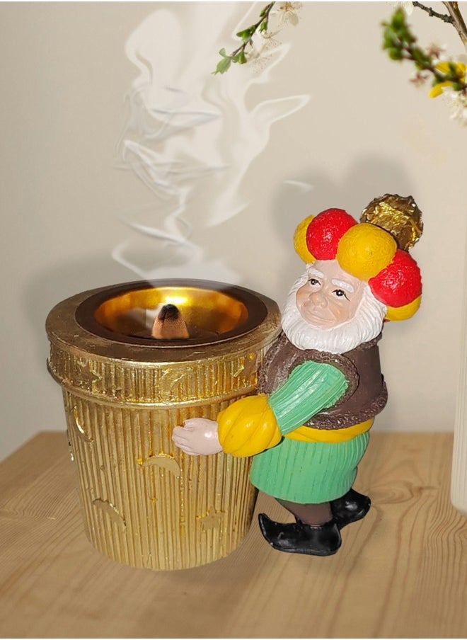 HOMESTAR Multi-Purpose Ramadan Sculpture Statue Aromatherapy Cup Candle Storage For Storage Incense Burner Ornament Decoration Of Miscellaneous Items -Suitable fo Home Decor Dining Table Office Desk Decor  - Image 1