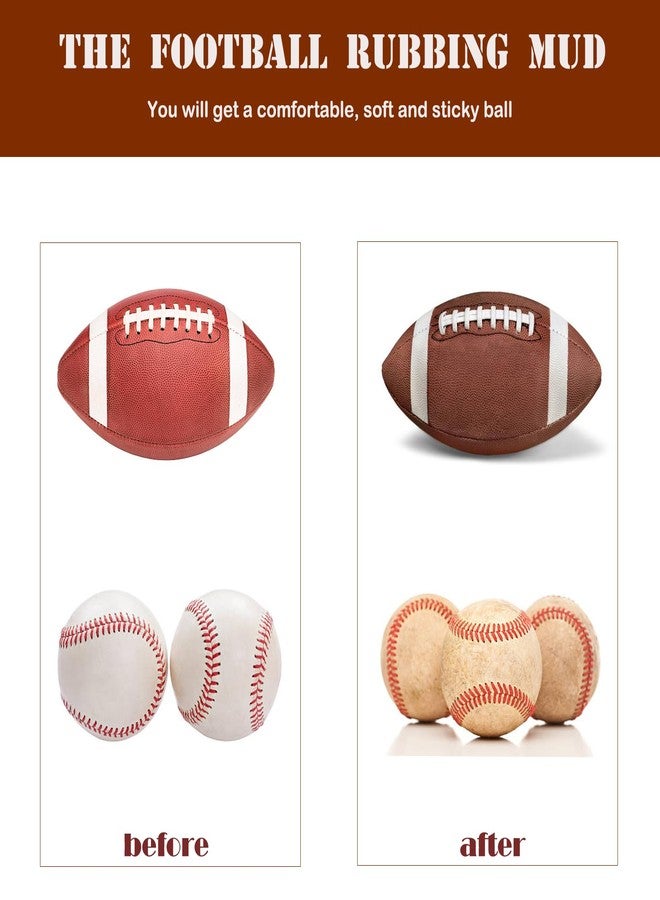 Netrca Baseball Mud, Football Rubbing Mud for Breaking in & Darkening Leather & Enhanced Grip, Take The Shine Off New Balls, Football Mud Original Formula for Game-Ready Leather & Synthetic Balls - Image 4