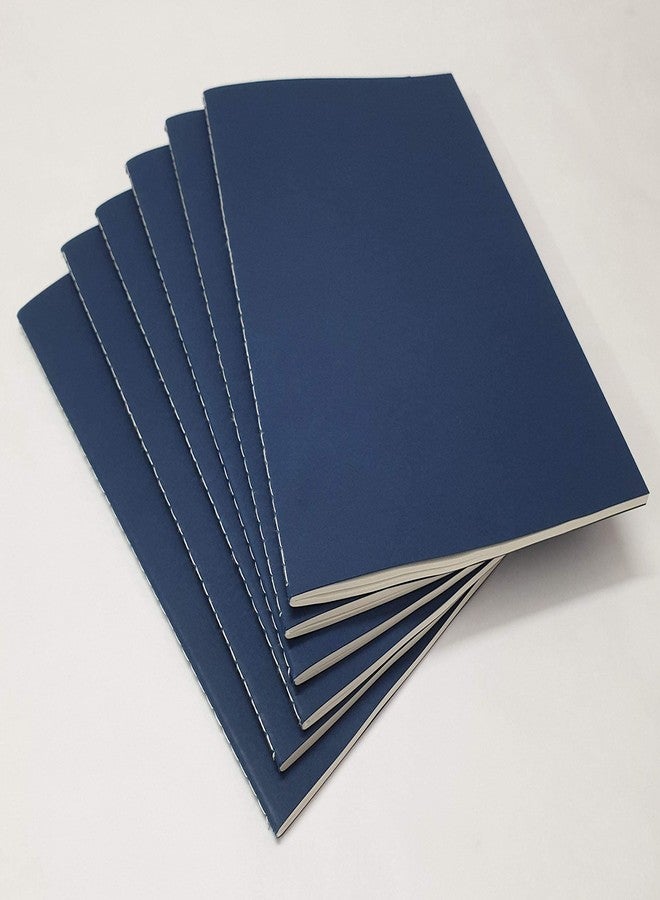 INNAXA A5 Size Ecofriendly Notebook Kraft Blue Soft Cover (210 x 140 mm) -64 Ruled Pages (Blue) - Image 3