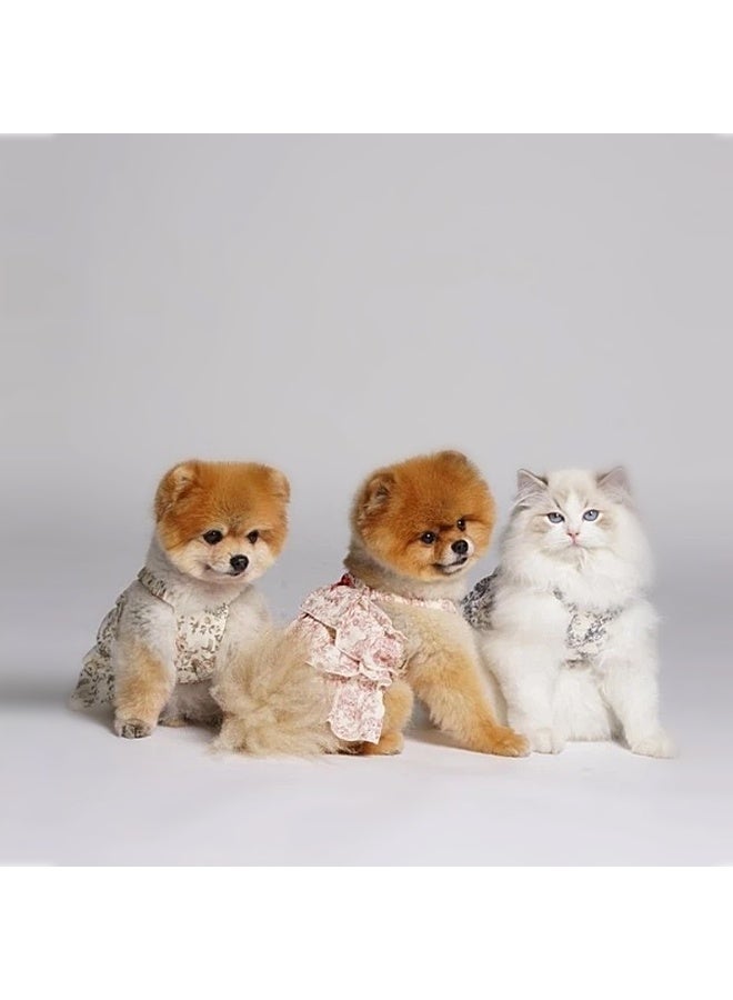 CLAWSET FREYA DRESS With Beautifully Designed Deer Prints Dog Clothes Dog Dress Dog Apparel Pet Fashion - Image 2