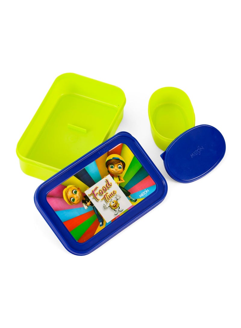 Milton School Time Lunch Box - Green - Image 1