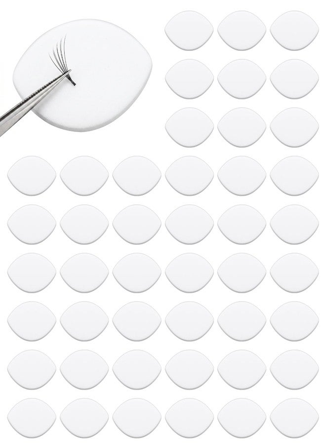 Psiriol 50 Pcs Lash Sponge for Practice, Eye Shaped Lash Extension Practice Sponge, Lash Map Sponge, Eyelash Extension Beginners Supplies Kit, Face Makeup Supplies for Eyelash Beginners, Women - Image 1