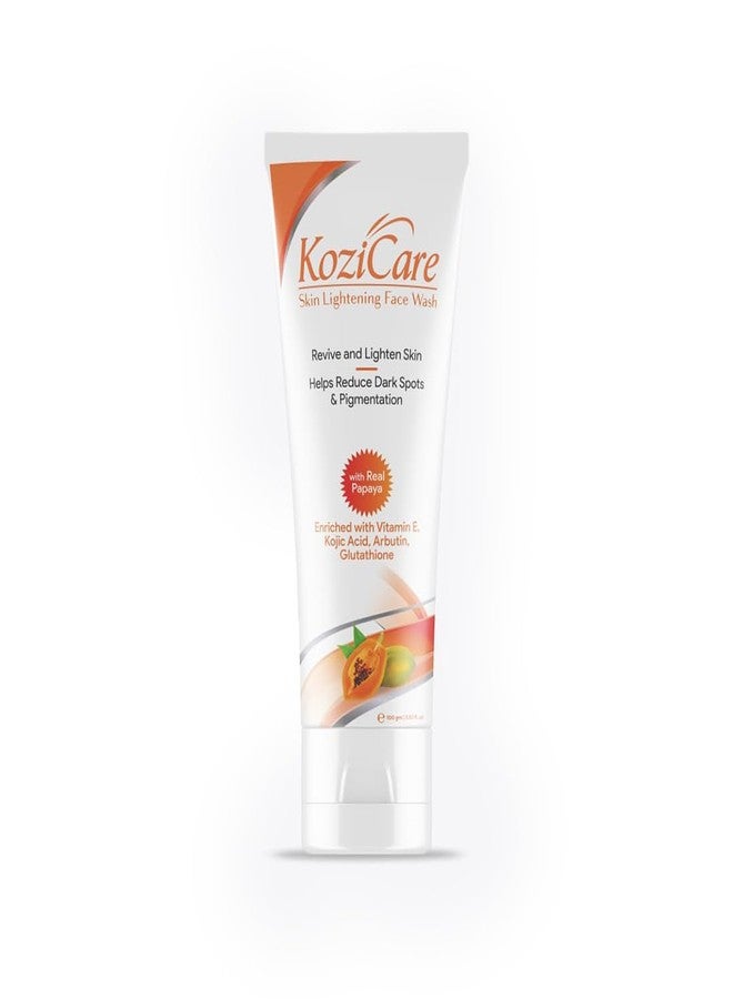 Kozicare Kojic Acid Face Wash & Glutathione Face Wash | Papaya Face Wash | Acne Wash for Glowing Skin | Face Wash for Women & Men | Face Cleanser & Skin Care - 100 Ml - Image 1