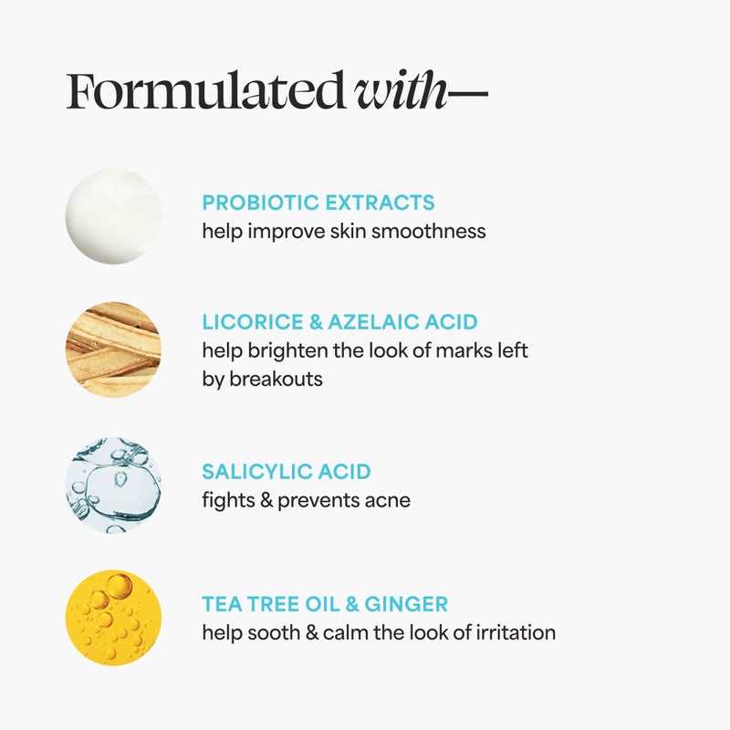 TULA Skin Care Keep It Clear - Acne Foam Cleanser, Contains Salicylic & Azelaic Acid & Probiotics, Clears & Soothes Acne, Brightens Past Blemish Marks, 6.3 fl oz. - Image 4