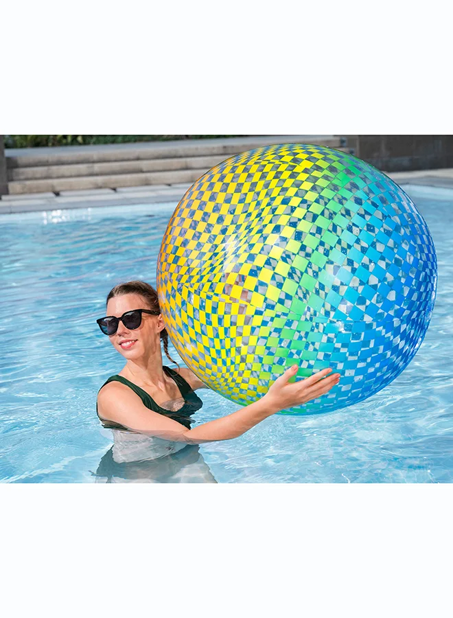 بست واي Bestway, 42"/ Colorsphere beach ball Inflatable Outdoor Water Play Toy for Kids and Families, Durable Premium Quality Material, Easy Inflate and Deflate Design, Pool Beach Garden Summer Fun Activity, 1.07m