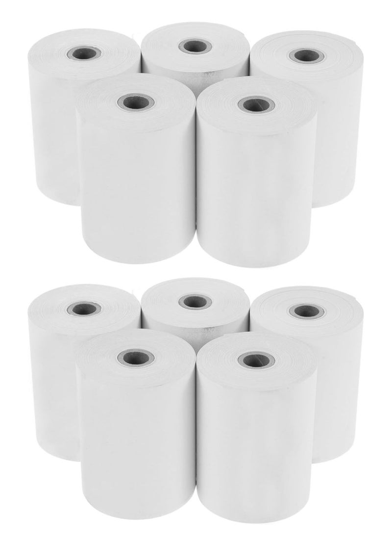 Terabyte 80X40 Thermal Paper Rolls White Thermal Printer Paper Credit Card Pos Cash Register Roll Pos Instant Print  10pcs  - Image 1
