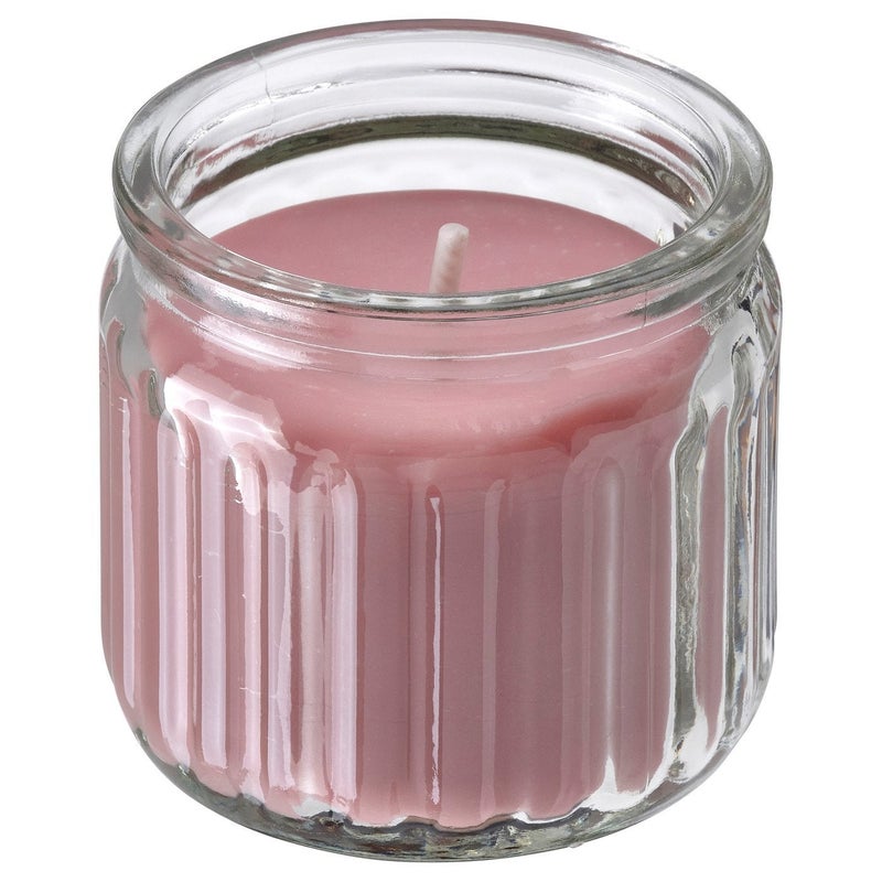 Baitique 8-Piece Assorted Scented Glass Candle Set – Vanilla, Red Berry, Apple & Pink Floral, 12-Hour Burn - Image 3