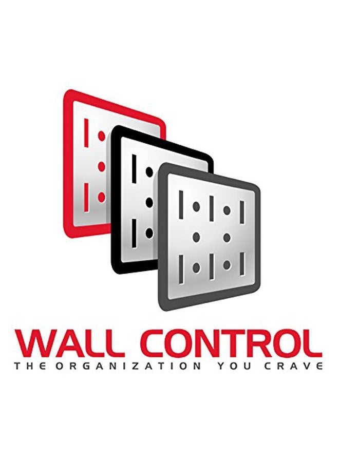 Wall Control Pegboard Shelf 6in Deep Pegboard Shelf Assembly Pegboard and Slotted Tool Board – Blue - Image 4