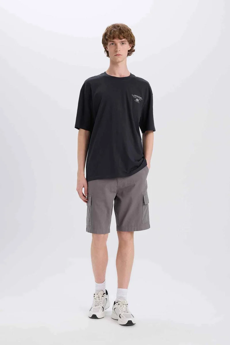 Defacto Cotton Regular Cargo Bermuda Shorts