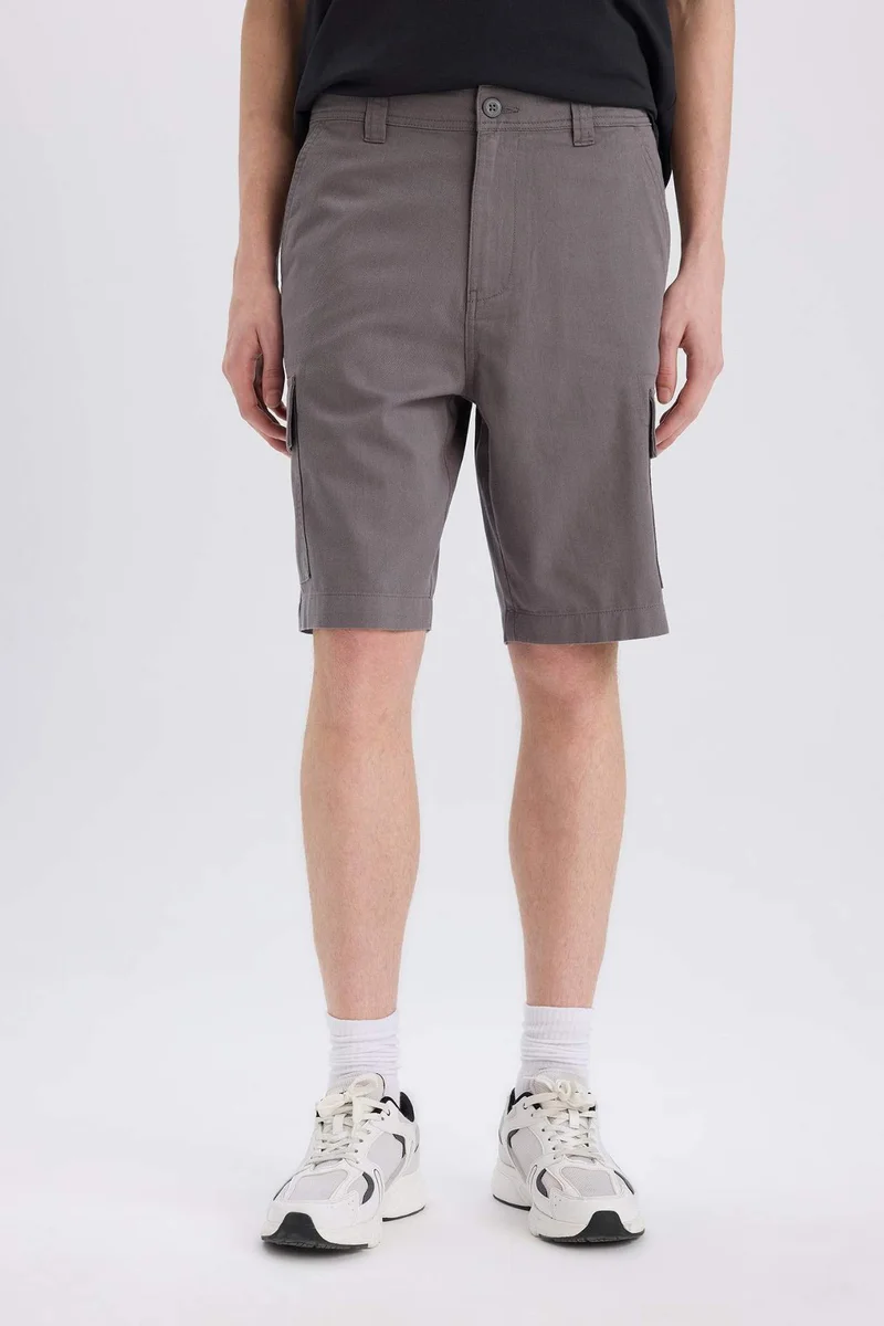 Defacto Cotton Regular Cargo Bermuda Shorts