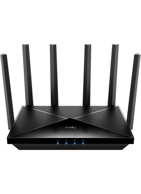 BE6500 WiFi 7 Router Dual Band Gigabit Gaming Router, 6500Mbps, VPN Client and Server, Cudy APP Control, Broadcom 2 GHz Quad-Core CPU