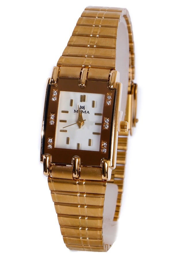 MEMA - Mima Women’s Casual Watch - analog- quartz- Gold Stainless Steel Band -ME02 - Image 1