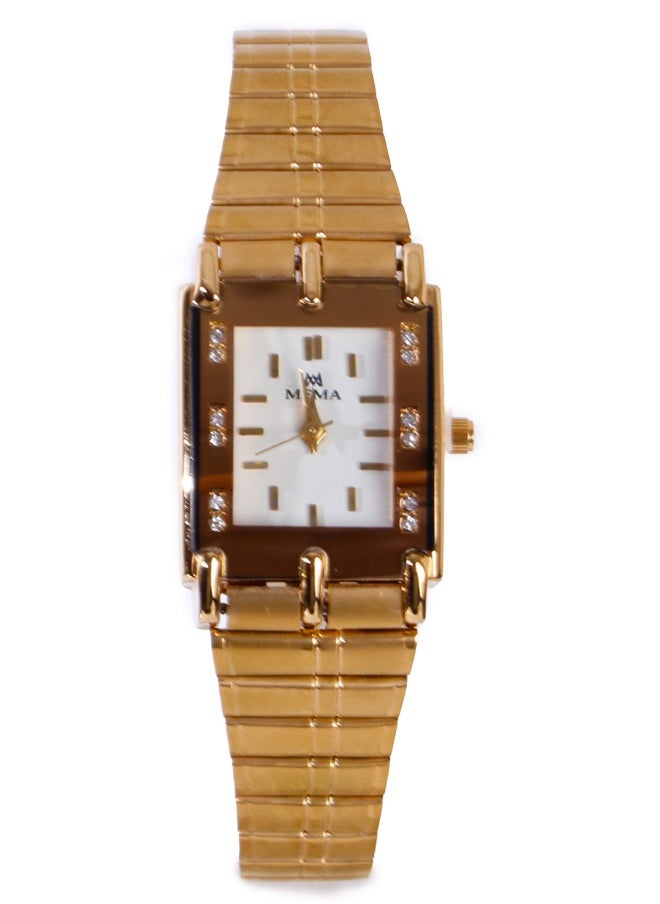 MEMA - Mima Women’s Casual Watch - analog- quartz- Gold Stainless Steel Band -ME02 - Image 1