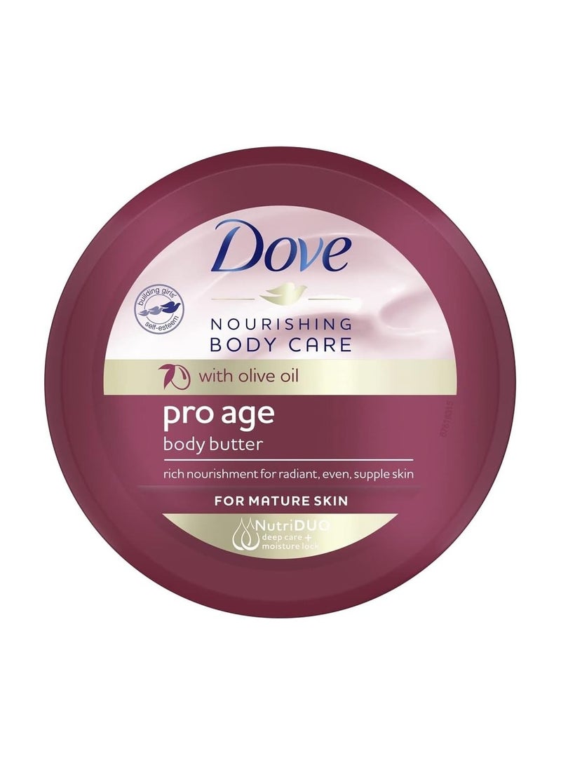 دوف زبدة الجسم المغذية للعناية بالجسم من دوف برو إيج، 250 مل (عبوة من 3 قطع)