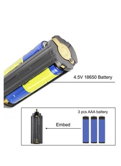 Excefore 20 PCS Black Cylindrical Battery Holder, Plastic 3 x AAA Battery Storage Case, 3 x 1.5V AAA Batteries to 18650 Battery, Suitable for 3 x 1.5V AAA Batteries Flashlight Torch  - Image 5