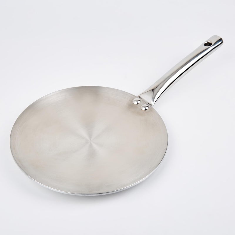 Home Centre Valeria Carin Stainless Steel Induction Concave Tawa - 25.5cm - Image 5