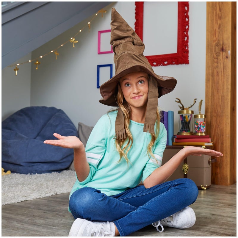 Wizarding World Harry Potter, Talking Sorting Hat with 15 Phrases for Pretend Play, Kids Toys, Accessory for Halloween Costumes for Girls & Boys - Image 3