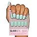 Glamnetic Press On Nails - Soft Teal | Short Squoval Light Blue Fake Nails with Glossy Finish, Salon Quality | 15 Sizes - 30 Nail Kit with Glue - Image 2