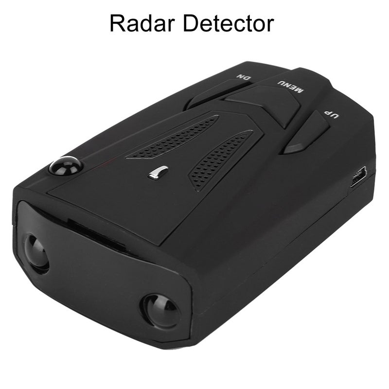مكشاف رادار ليزر لتنبيه صوتي لأمان سرعة السيارة GPS V7 360 درجة بـ 16 نطاق تردد (أسود) - Image 3
