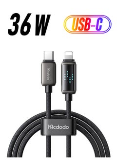 مكدودو Mcdodo CA-2630 USB-C إلى Lightning Cable 36W LED Display 1.2m  - Image 1