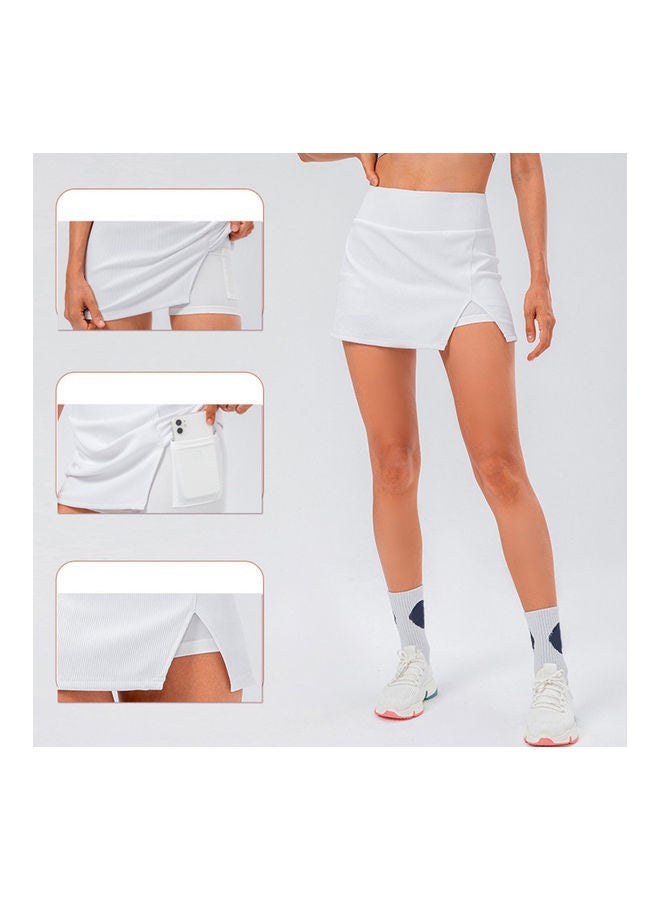 NIBEMINENT Women Sports Tennis Skirt with Inner Shorts Pockets XL 26.00 X 1.00 21.00cm  - Image 5