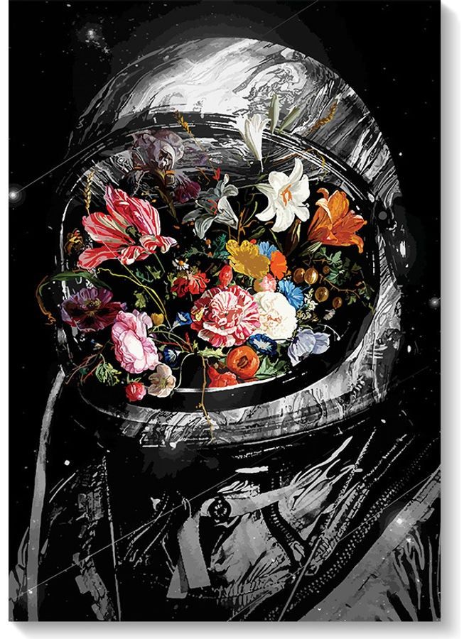 RYN Decorative Wall Art Painting Multicolour 40 x 60cm - Image 1