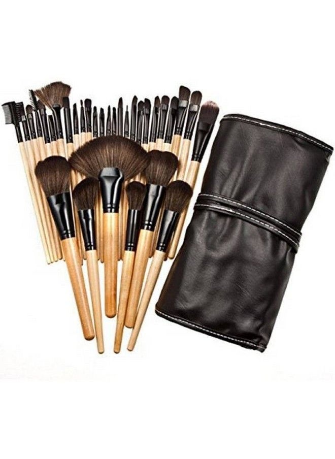 SKINPLUS Makeup Brushes With Pouch Case 32 Pieces (Pack Of 32)  - Image 4
