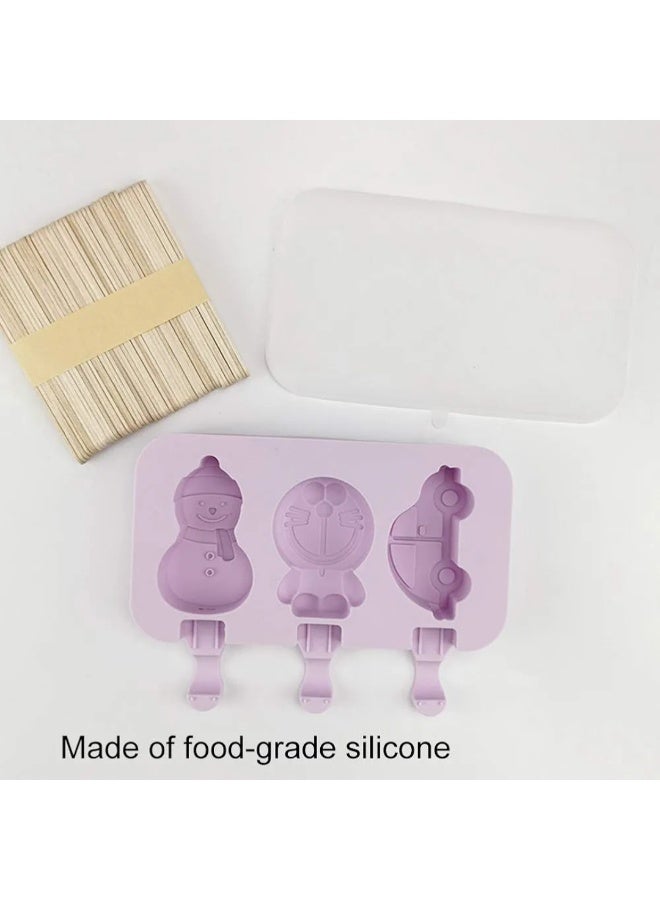 Multi-shape silicone ice cream mold - easy to use and clean - Image 2
