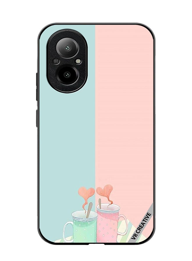 VR CREATIVE Protective Case Cover For Realme C67 4G Coffee With Love Design Multicolour - Image 1