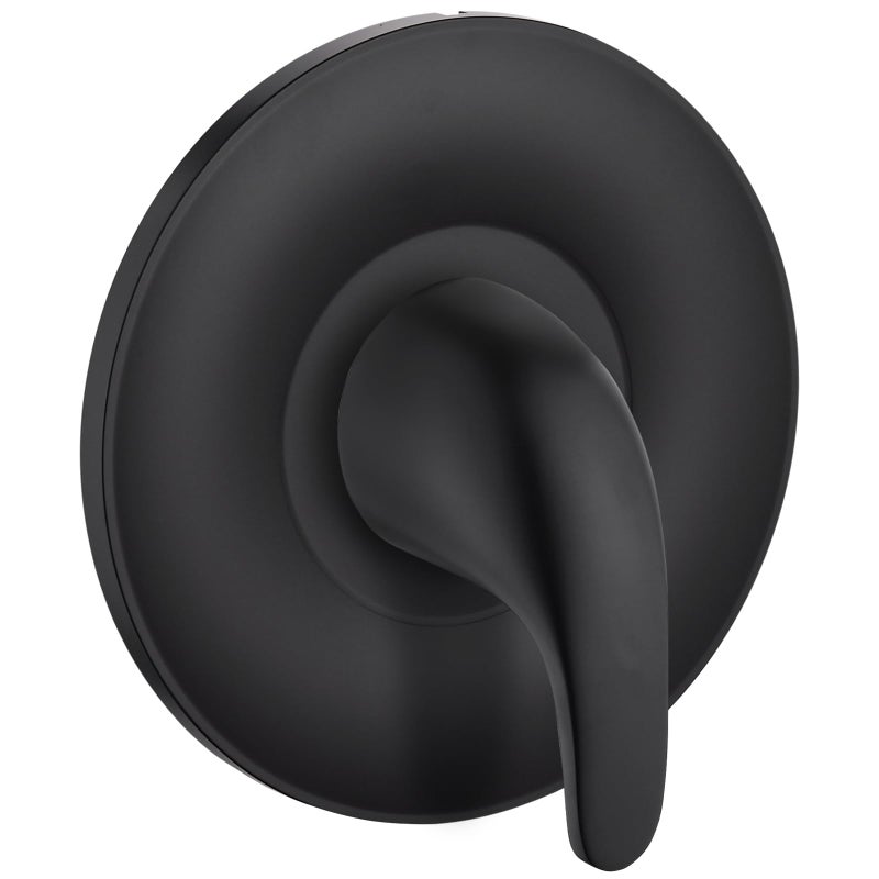 hansengroyi Shower and Tub Trim Kit Compatible with Moen PosiTemp Valve Pressure Balancing Single Handle Tub Shower Trim Kit Matte Black Shower Trim Kit - Image 2