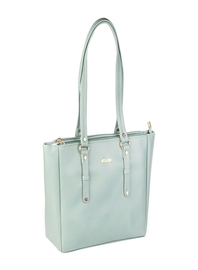 Metro Womens Synthetic Green Shoulder Bag (One Size) - Image 5