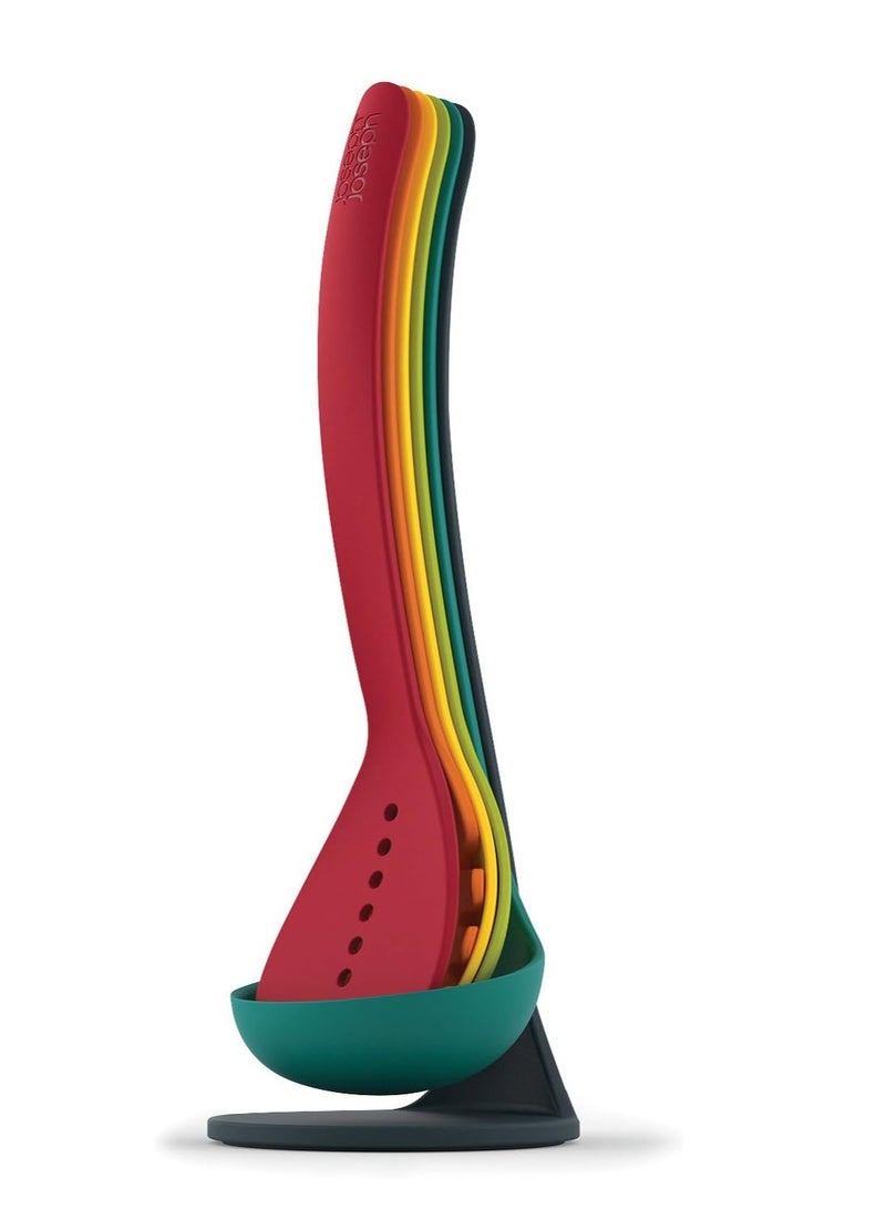 Joseph Joseph Nest 5-Piece Magnetic Utensils Plus Set- Multi Color - Image 1