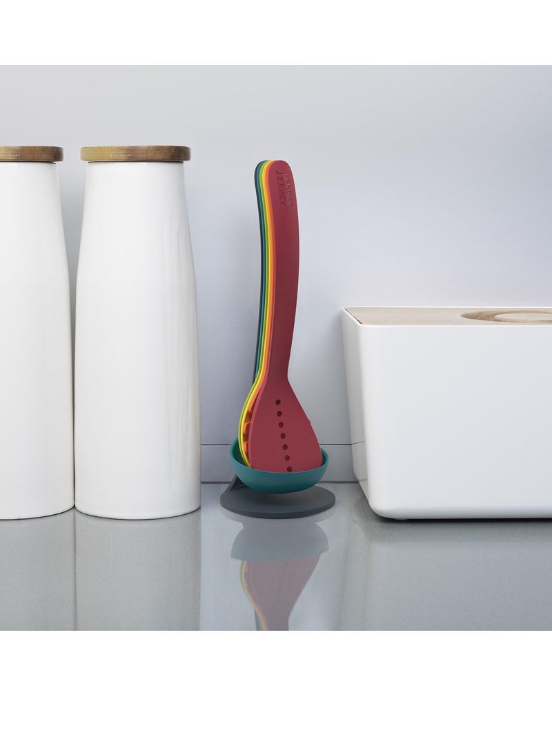Joseph Joseph Nest 5-Piece Magnetic Utensils Plus Set- Multi Color - Image 5