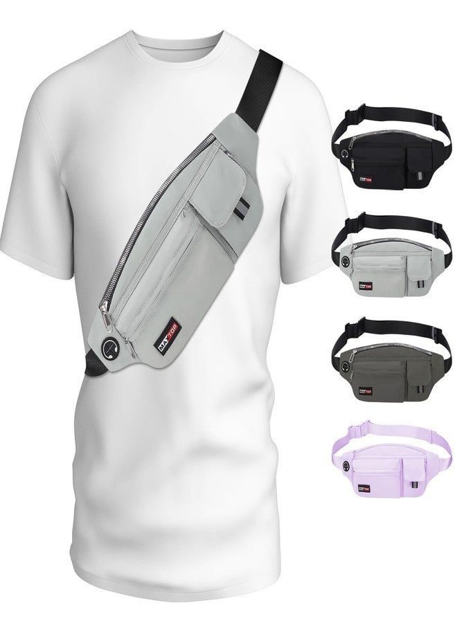 MAXTOP Fanny Packs for Women Men Water Resistant Waist Pack with Key Fob Hook Lightweight Belt Bag with Adjustable Strap Fitness Jogging Hiking Travel Sport - Image 1